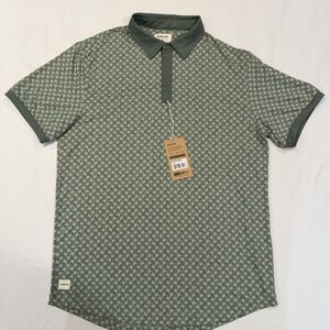 Mantra Catalyst Golf Polo Shirt Mens Medium Green  Activewear Casual